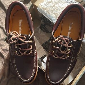 Timberland Men's Dark Brown Boat Shoes